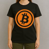 Bitcoin Logo Emblem Cryptocurrency Blockchains T-Shirt