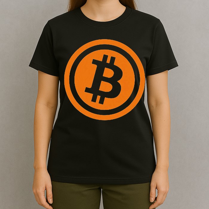 Bitcoin Logo Emblem Cryptocurrency Blockchains T-Shirt