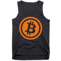 Bitcoin Logo Emblem Cryptocurrency Blockchains Tank Top