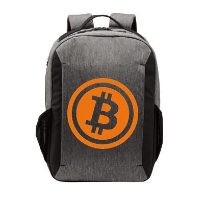 Bitcoin Logo Emblem Cryptocurrency Blockchains Vector Backpack