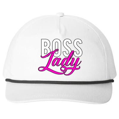 Boss Lady Entrepreneur Business Saying Cute Gift Snapback Five-Panel Rope Hat