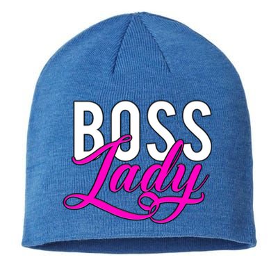 Boss Lady Entrepreneur Business Saying Cute Gift Sustainable Beanie