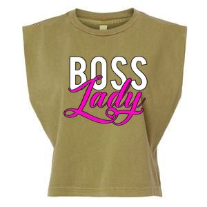 Boss Lady Entrepreneur Business Saying Cute Gift Garment-Dyed Women's Muscle Tee