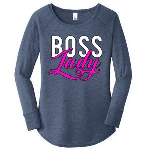 Boss Lady Entrepreneur Business Saying Cute Gift Women's Perfect Tri Tunic Long Sleeve Shirt