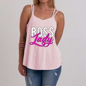 Boss Lady Entrepreneur Business Saying Cute Gift Women's Strappy Tank