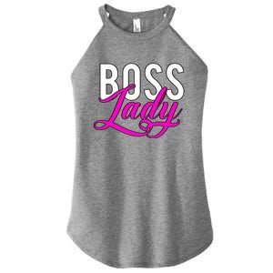 Boss Lady Entrepreneur Business Saying Cute Gift Women's Perfect Tri Rocker Tank