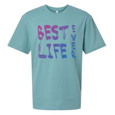 Best Life Ever For Jw JehovahS Witness Pioneer Great Gift Sueded Cloud Jersey T-Shirt