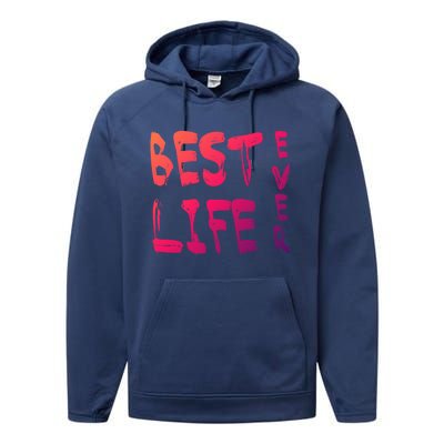 Best Life Ever For Jw JehovahS Witness Pioneer Great Gift Performance Fleece Hoodie