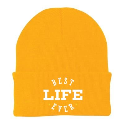 Best Life Ever Gift Knit Cap Winter Beanie