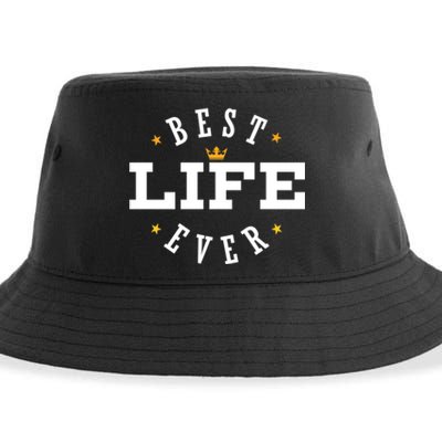 Best Life Ever Gift Sustainable Bucket Hat