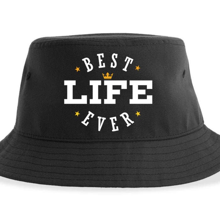 Best Life Ever Gift Sustainable Bucket Hat