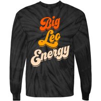 Big Leo Energy Leo For Women Horoscope Astrology Tie-Dye Long Sleeve Shirt