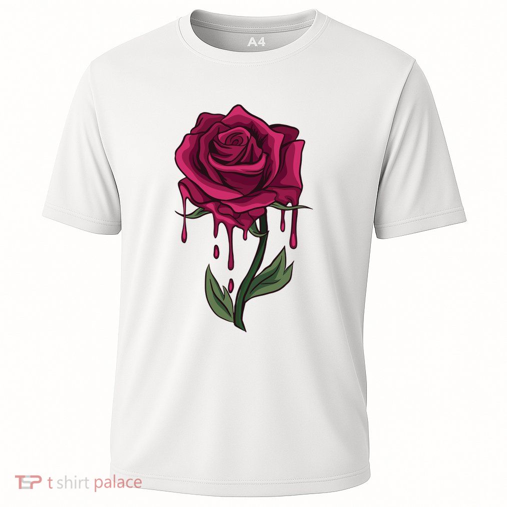 Bleeding Rose Cooling Performance Crew T-Shirt