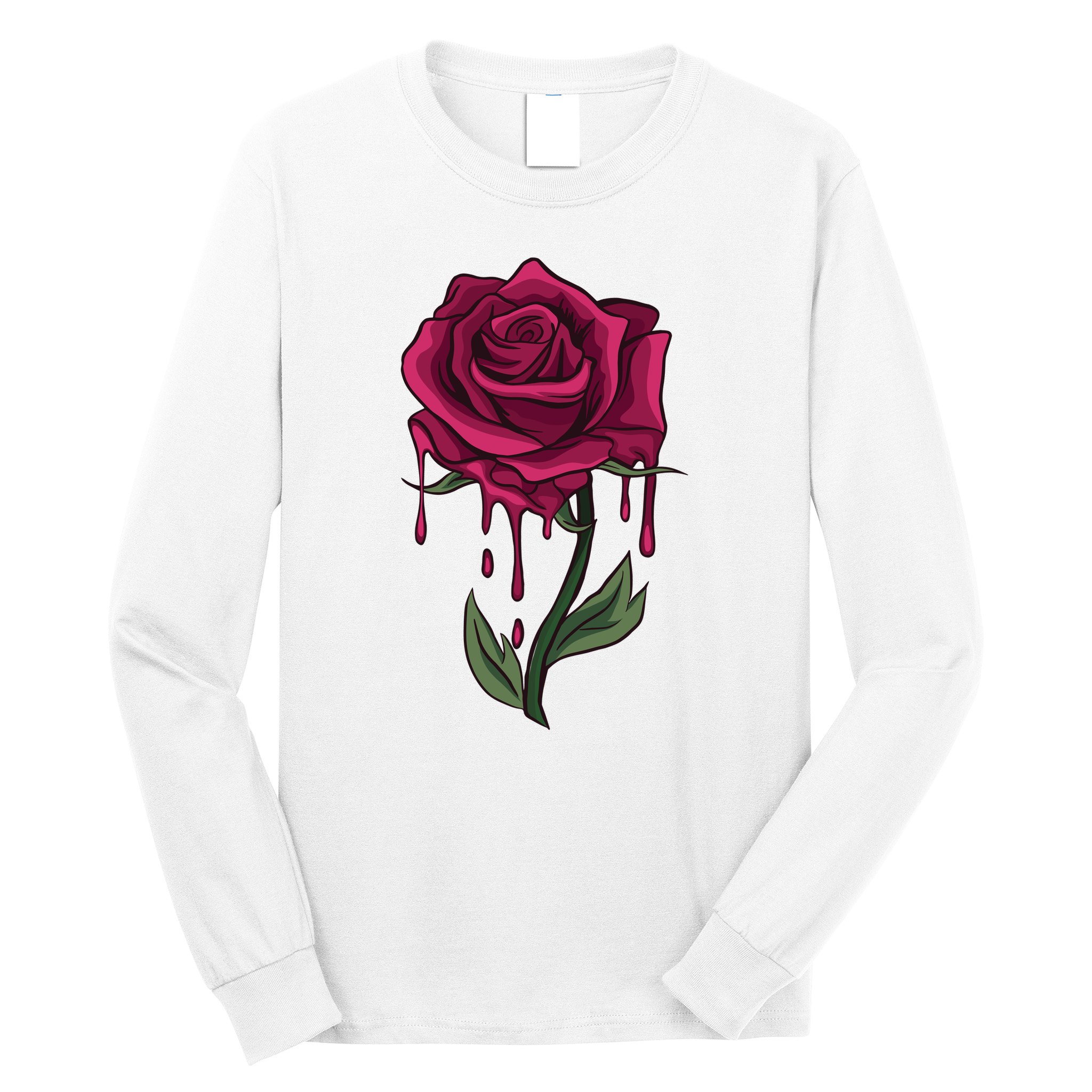 Bleeding Rose Long Sleeve Shirt