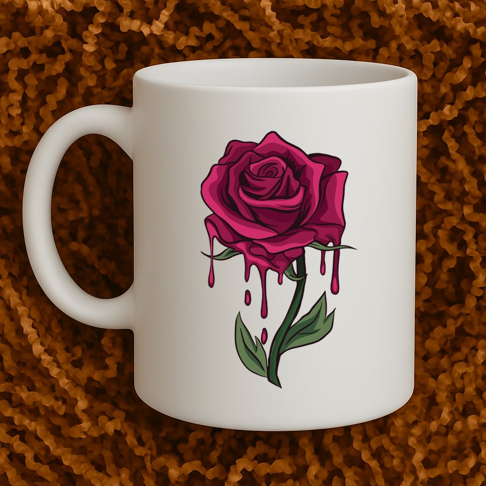 Bleeding Rose Mug