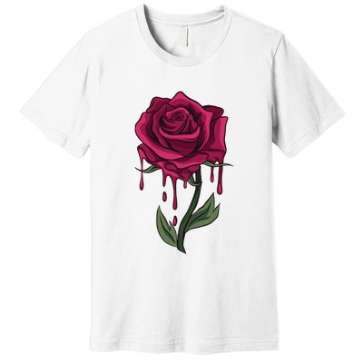 Bleeding Rose Premium T-Shirt