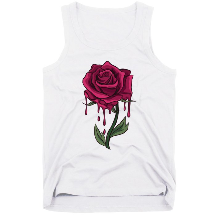 Bleeding Rose Tank Top