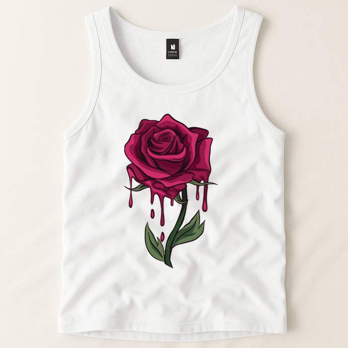 Bleeding Rose Tank Top