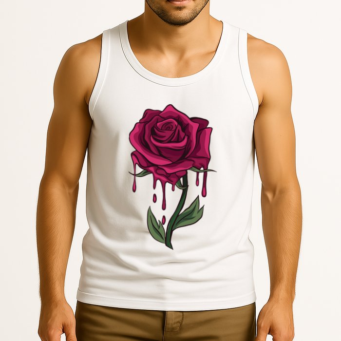Bleeding Rose Tank Top