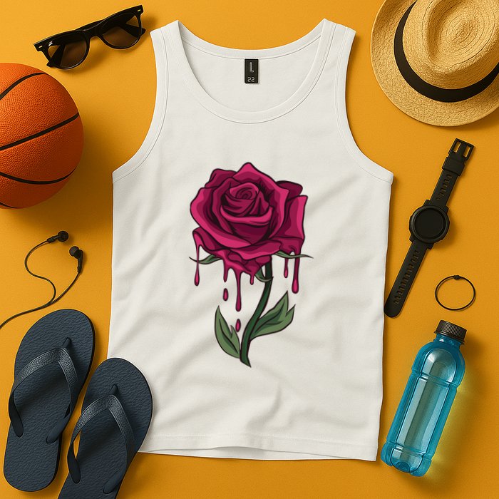 Bleeding Rose Tank Top