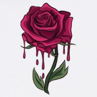 Bleeding Rose Tank Top