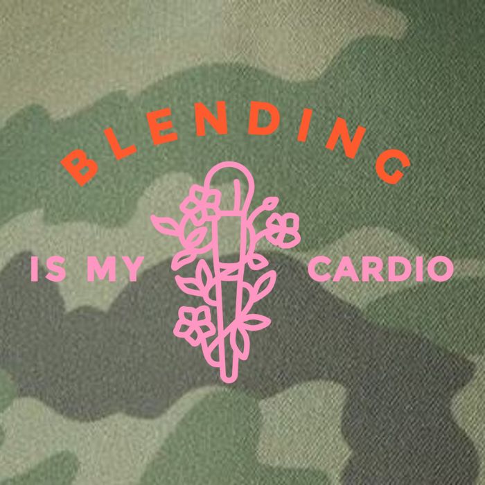 Blending Is My Cardio Legacy Tie Dye Trucker Hat