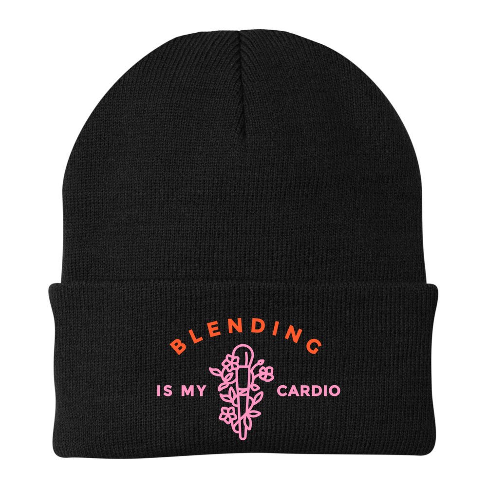 Blending Is My Cardio Beanie