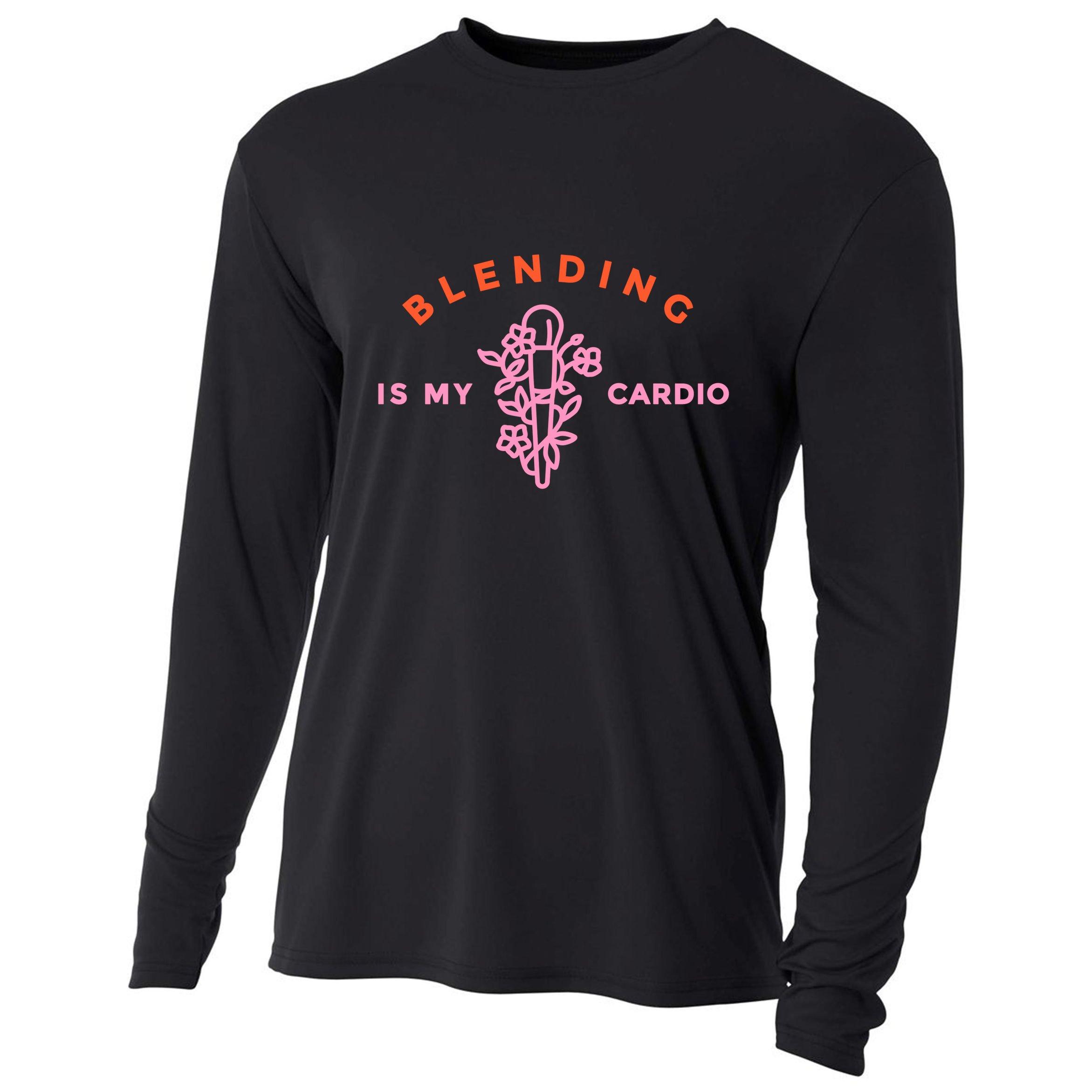 Blending Is My Cardio Cooling Performance Long Sleeve Crew