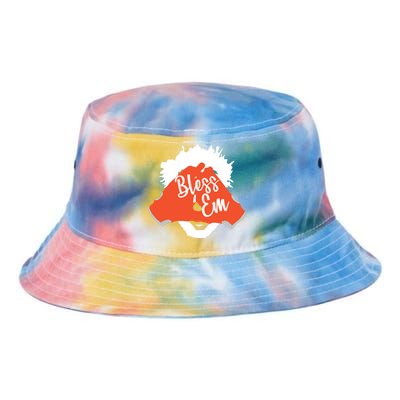 Bless 'Em Browns Football Saying Tie Dye Newport Bucket Hat