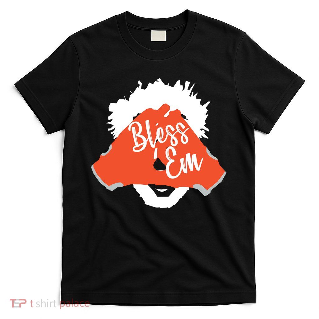 Bless 'Em Browns Football Saying T-Shirt