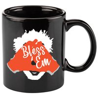 Bless 'Em Browns Football Saying 11oz C Handle Ceramic Mug