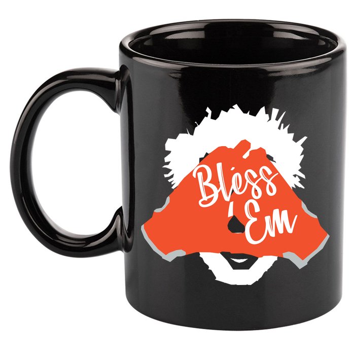 Bless 'Em Browns Football Saying 11oz C Handle Ceramic Mug