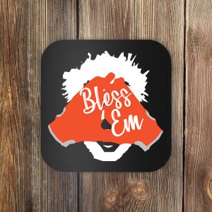 Bless 'Em Browns Football Saying Coaster