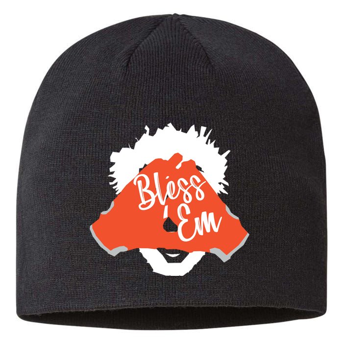 Bless 'Em Browns Football Saying Sustainable Beanie