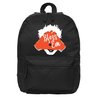 Bless 'Em Browns Football Saying 16 in Basic Backpack