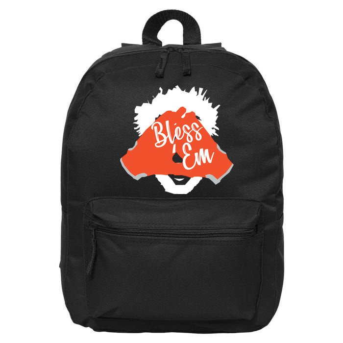 Bless 'Em Browns Football Saying 16 in Basic Backpack