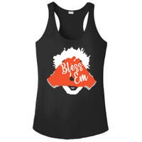 Bless 'Em Browns Football Saying Ladies PosiCharge Competitor Racerback Tank