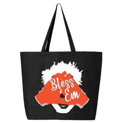 Bless 'Em Browns Football Saying 25L Jumbo Tote