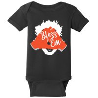 Bless 'Em Browns Football Saying Baby Bodysuit