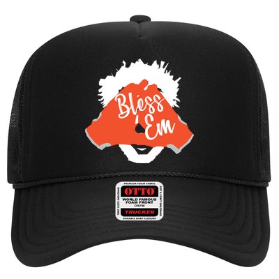 Bless 'Em Browns Football Saying Trucker Hat