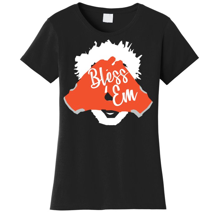 Bless 'Em Browns Football Saying Women's T-Shirt