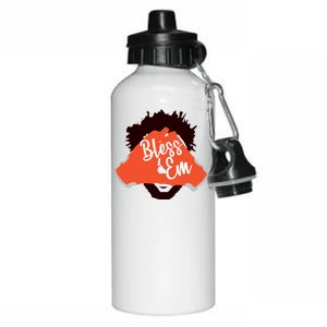 Bless 'Em Browns Football Saying Aluminum Water Bottle