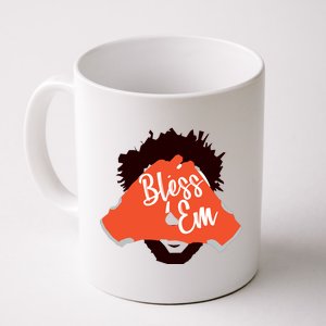 Bless 'Em Browns Football Saying Coffee Mug