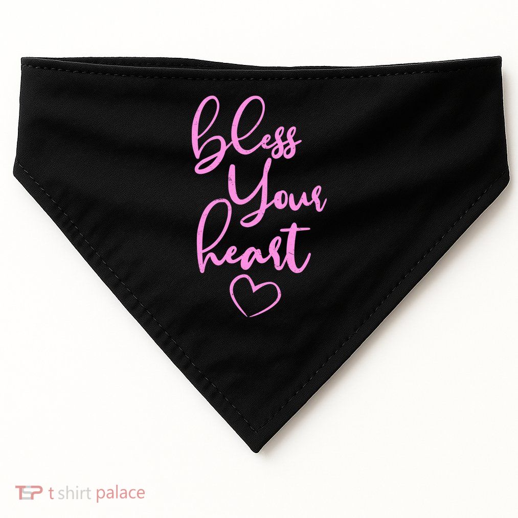 Bless Your Heart Southern Saying USA-Made Doggie Bandana