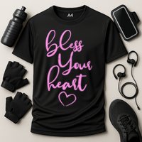 Bless Your Heart Southern Saying Cooling Performance Crew T-Shirt