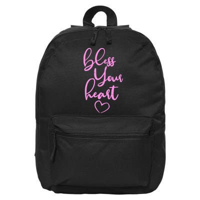 Bless Your Heart Southern Saying 16 in Basic Backpack