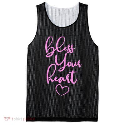 Bless Your Heart Southern Saying Mesh Reversible Basketball Jersey Tank