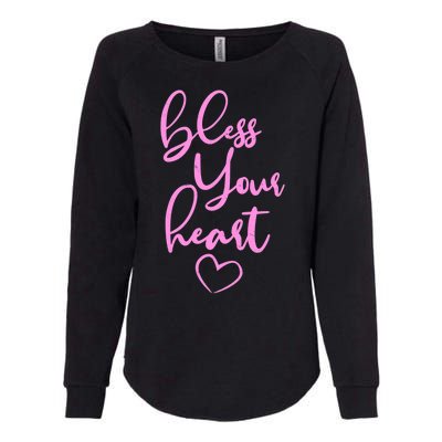 Bless Your Heart Southern Saying Womens California Wash Sweatshirt