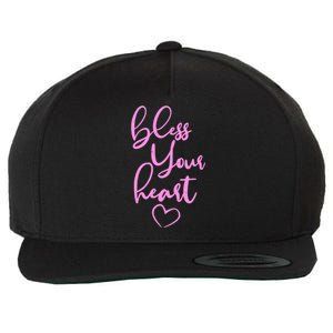 Bless Your Heart Southern Saying Wool Snapback Cap