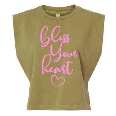 Bless Your Heart Southern Saying Garment-Dyed Women's Muscle Tee